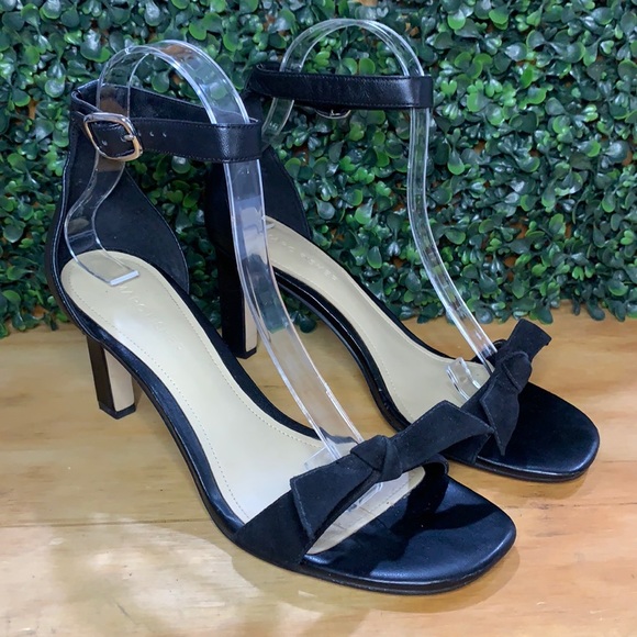 Marc Fisher Shoes - Marc Fisher Leather Ankle Strap Heels with Knots | Size: 8M